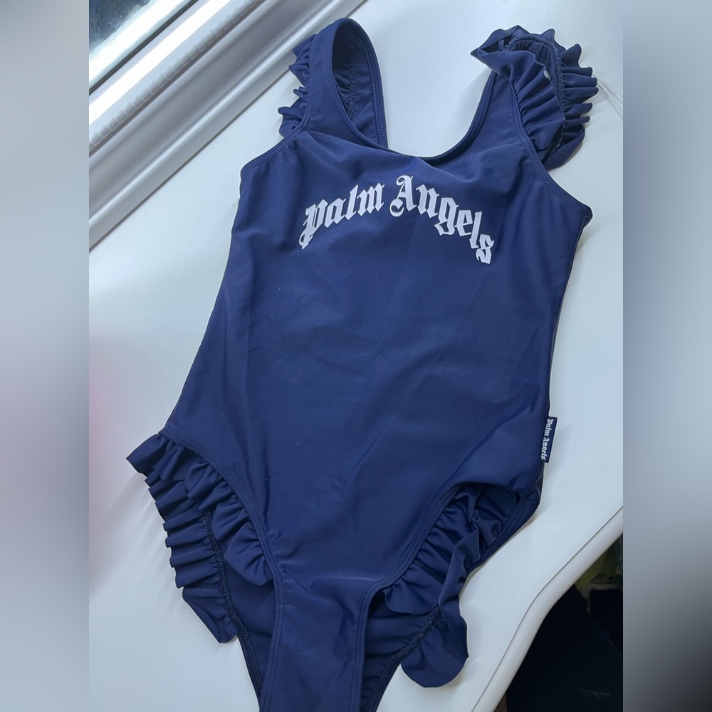 worn once girls palm angel swimsuit